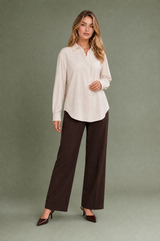 Relaxed Button-Up Shirt