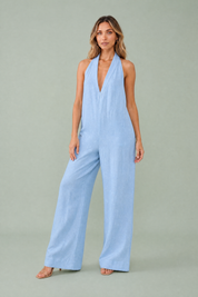 Combinaison ample col licou | Variante Bleu | Lounelle Paris