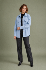 Oversized Mid-Length Lapel Coat