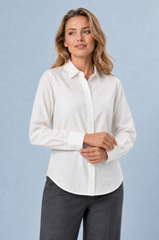 Chemise fluide manches longues | Vue rapprochée | Lounelle Paris