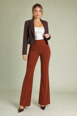 High-Waisted Flared Pants