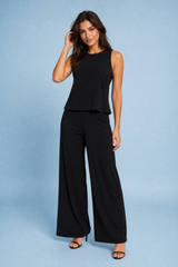 Flowy wide-leg pants set
