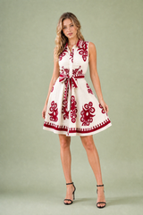 Belted shirtdress