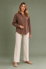 Relaxed Button-Up Shirt