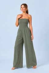 Bandeau Wide-Leg Jumpsuit
