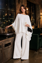 Ensemble ample encolure bateau | Deuxième photo lifestyle | Lounelle Paris