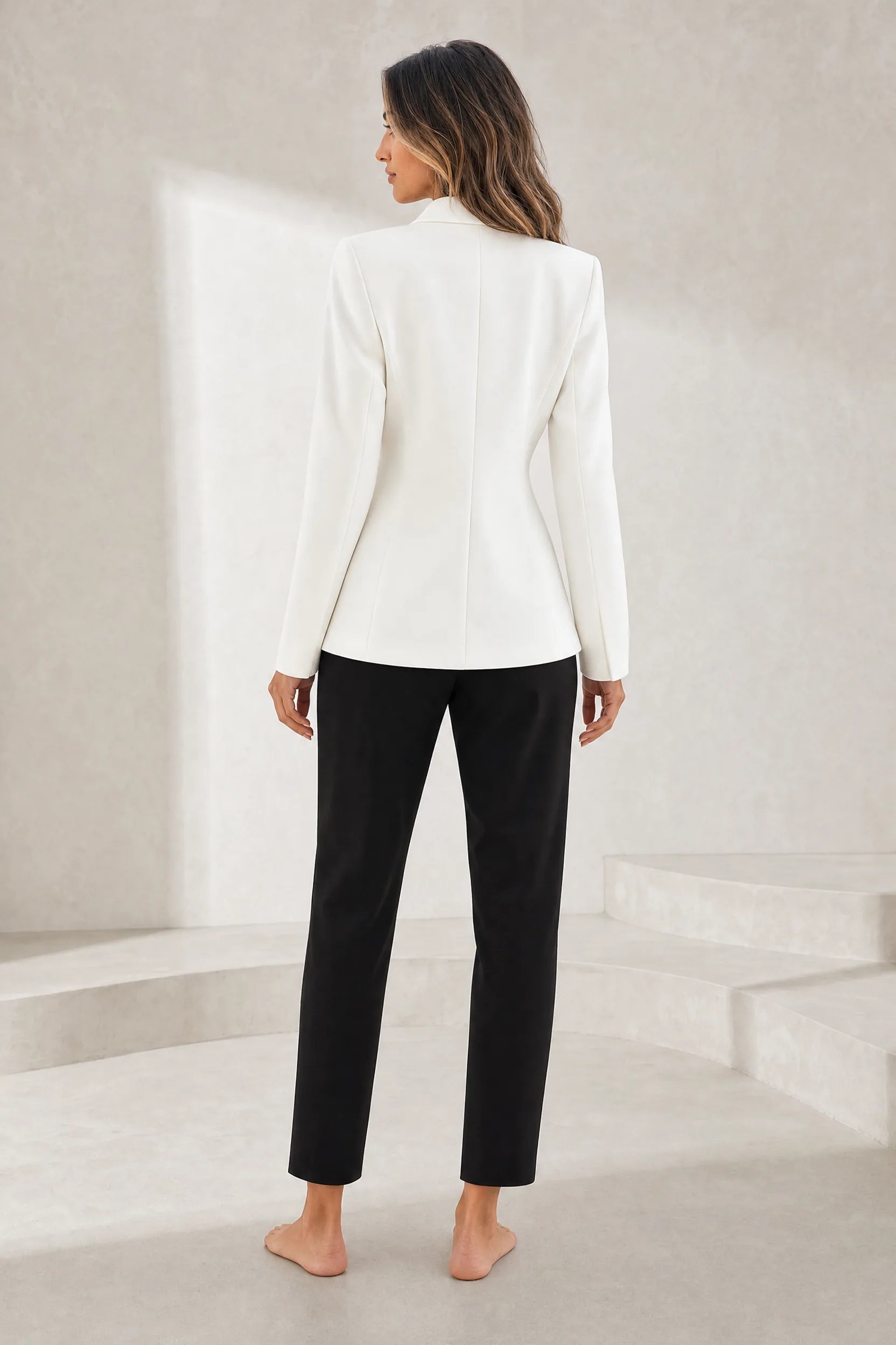 Blazer col tailleur coupe cintrée | Lounelle Paris