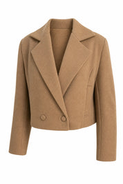 Blazer court ample à double boutonnage | Lounelle Paris