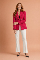Tweed Double-Breasted Blazer