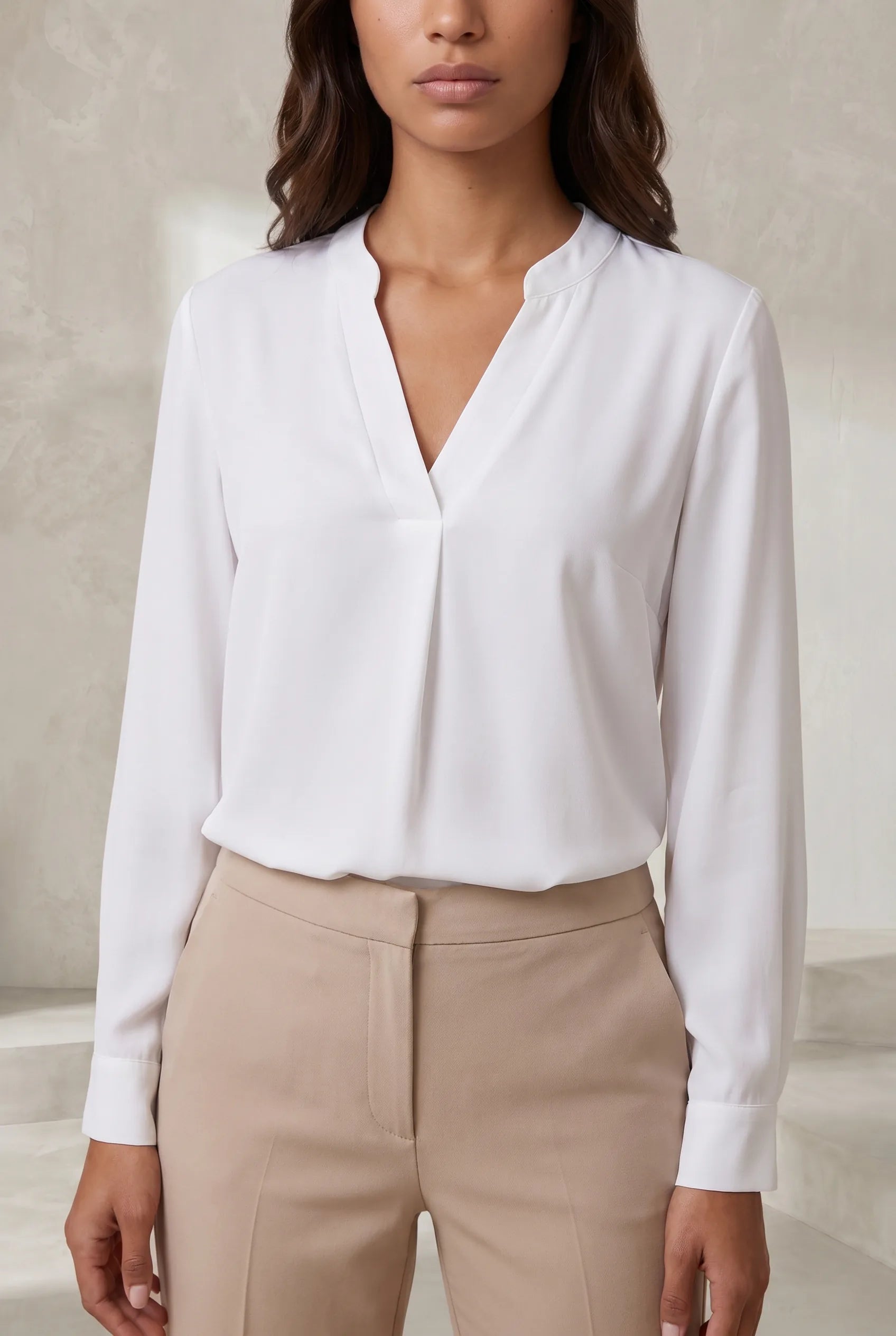 Blouse fluide col en V | Lounelle Paris