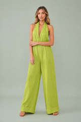Relaxed Halter-Neck Jumpsuit