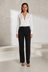Flowy V-Neck Blouse