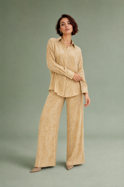 Ensemble ample motif jacquard | Vue de face | Lounelle Paris