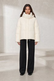 Doudoune courte à capuche oversize | Lounelle Paris