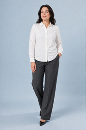 Chemise fluide manches longues | Porté sur une autre silhouette | Lounelle Paris