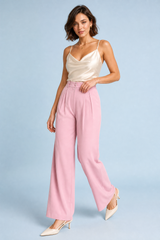 High-Waisted Wide-Leg Flowy Pants
