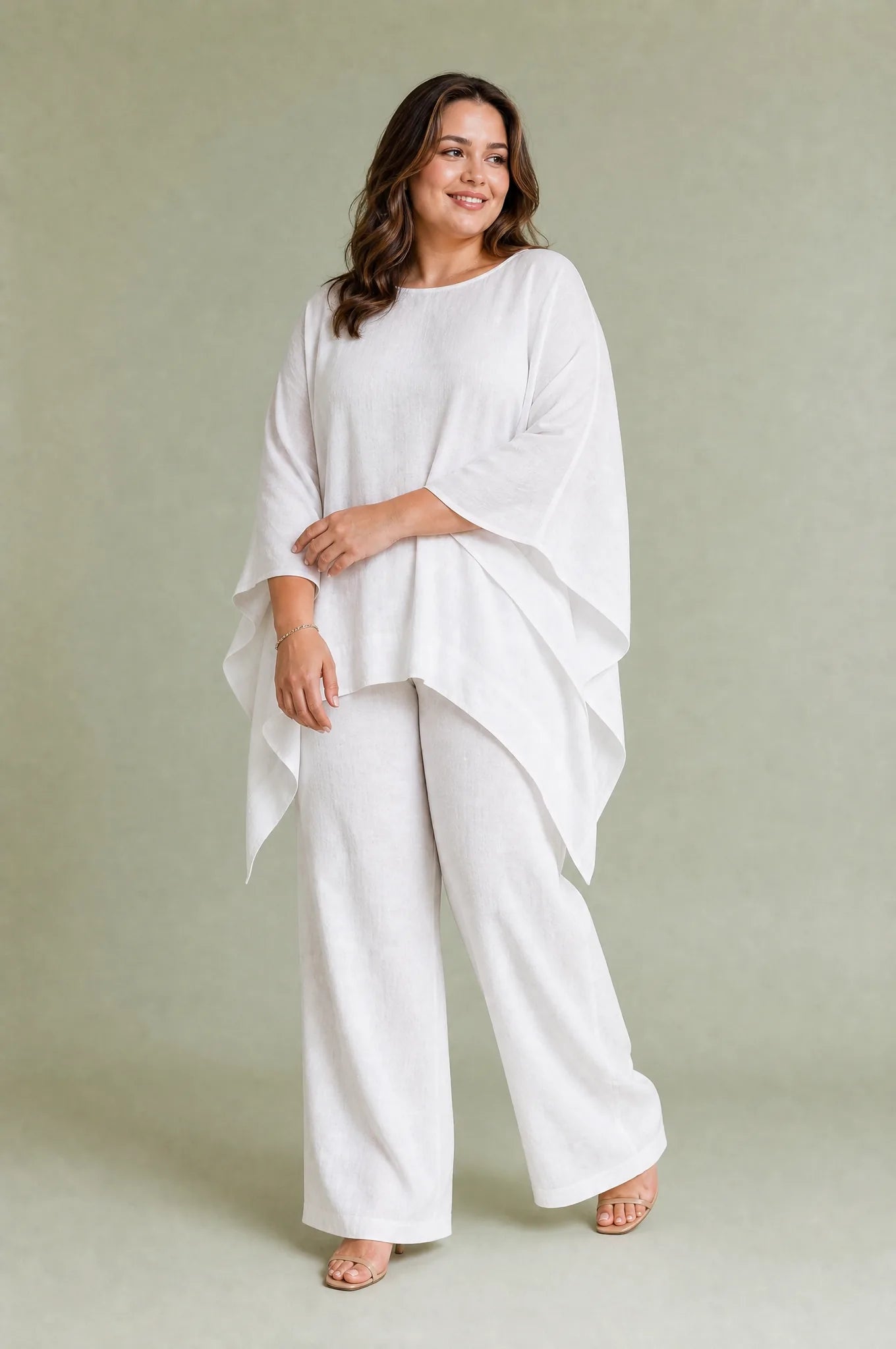 Ensemble ample col bateau | Porté sur une silhouette plus ronde | Lounelle Paris