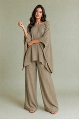 Relaxed-Fit Boat-Neck Set