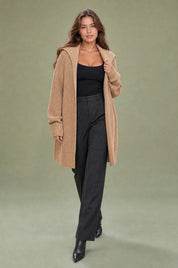 Gilet ample col châle | Vue de face | Lounelle Paris