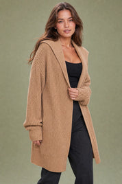 Gilet ample col châle | Vue rapprochée | Lounelle Paris