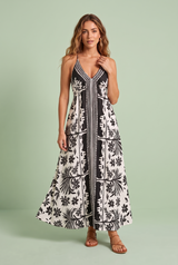 White Strappy Maxi Dress