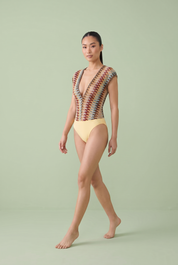 Body décolleté V dos nu | Vue en mouvement | Lounelle Paris