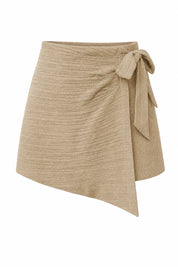 Jupe-short portefeuille taille haute | Lounelle Paris