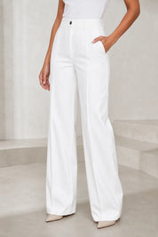 Pantalon de tailleur fluide taille haute | Lounelle Paris