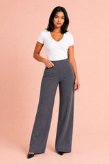 High-Waisted Wide-Leg Pants