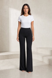 Pantalon taille haute micro-évasé | Lounelle Paris