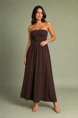 Off-Shoulder Bustier Dress