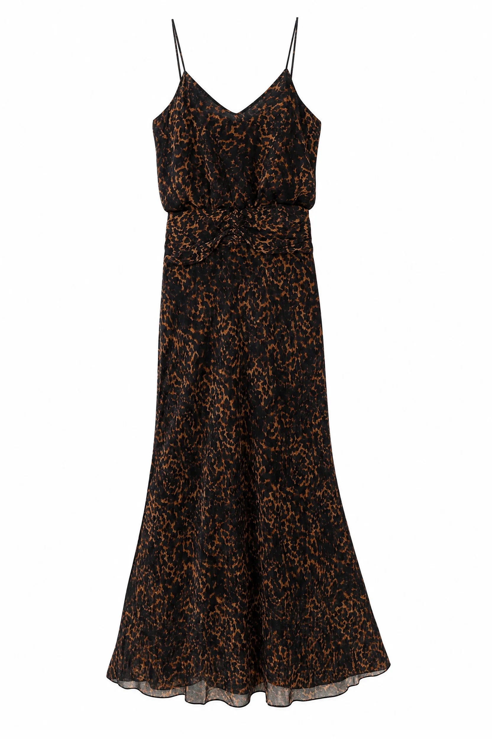 Robe léopard à fines bretelles | Lounelle Paris