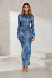 Robe longue moulante tie-dye | Lounelle Paris