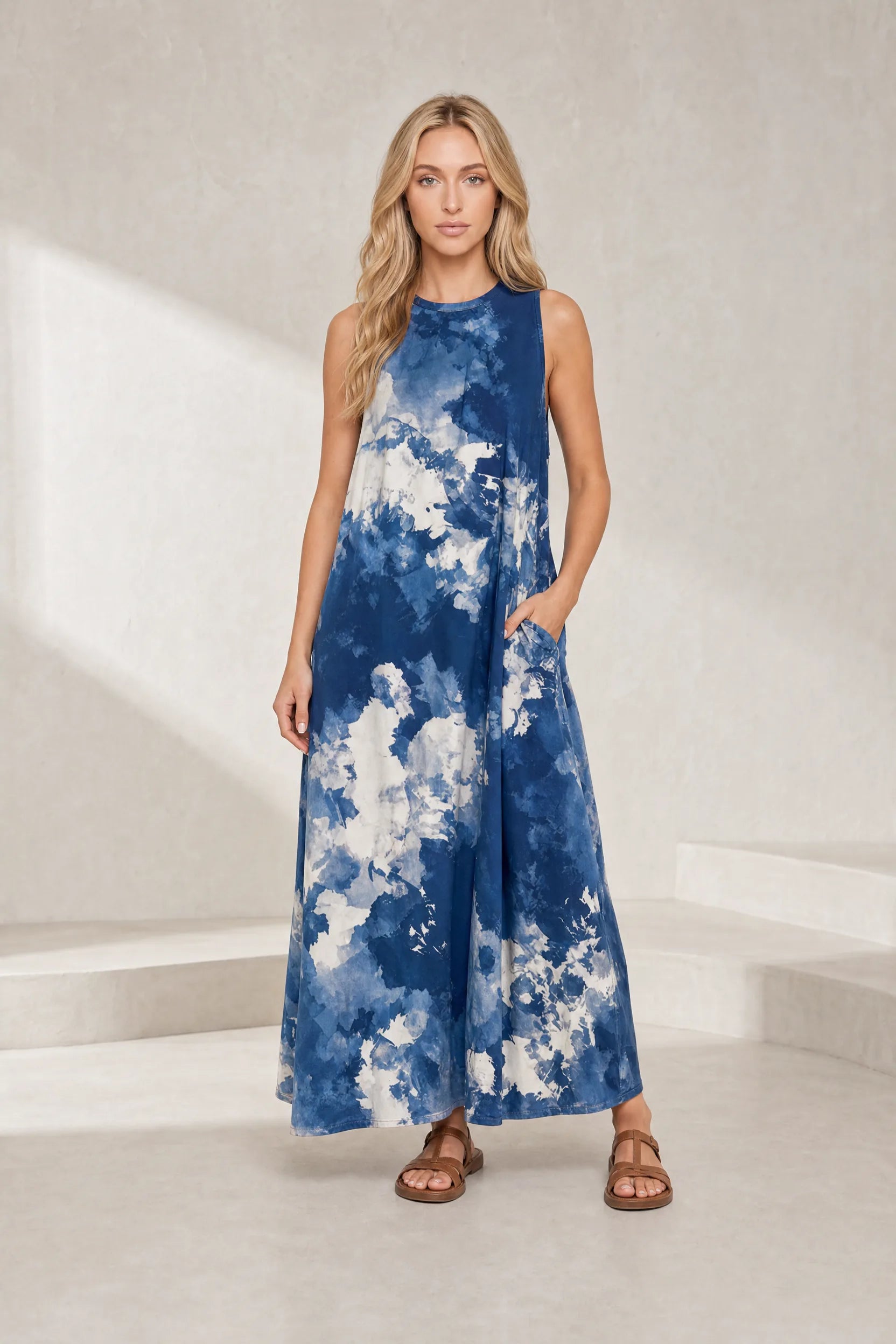 Robe longue tie-dye | Lounelle Paris