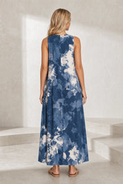 Robe longue tie-dye | Lounelle Paris