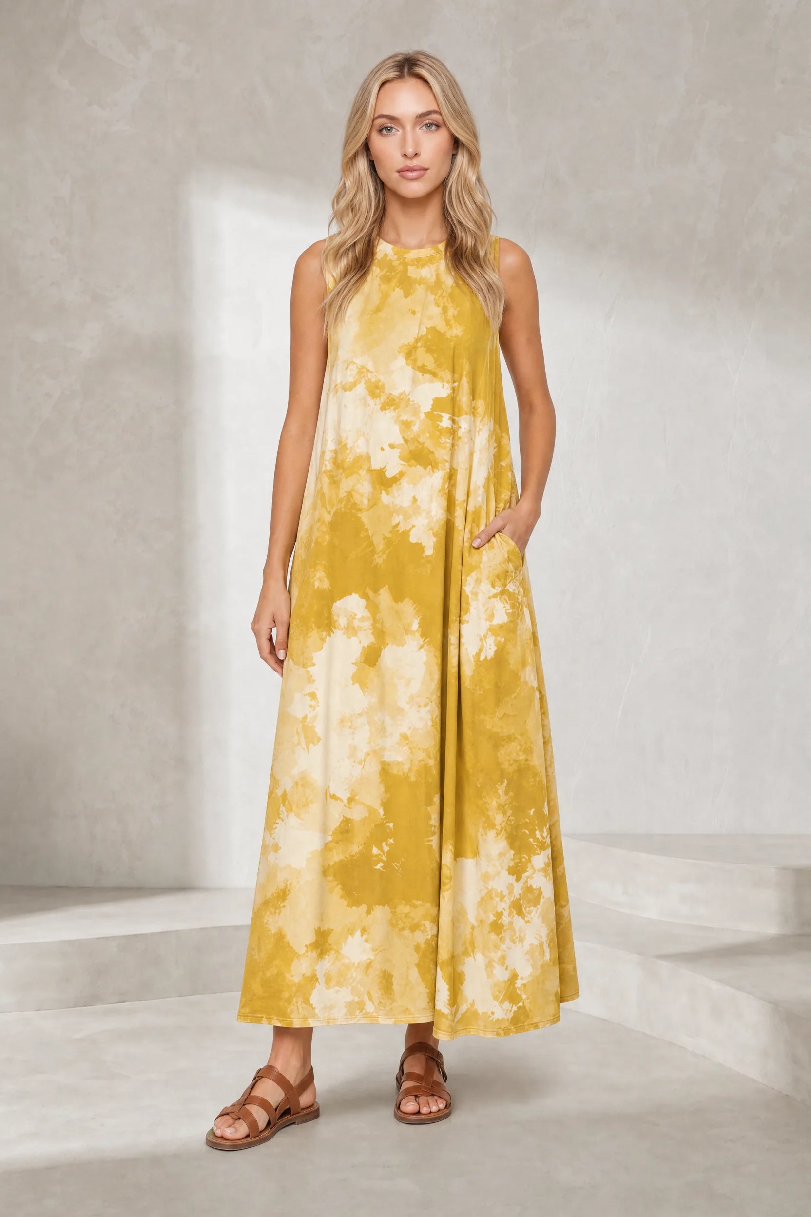 Robe longue tie-dye | Lounelle Paris