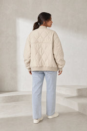 Veste matelassée ample col montant | Lounelle Paris
