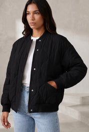 Veste matelassée ample col montant | Lounelle Paris